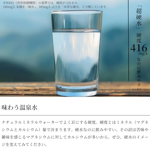 飲むプレミアム温泉水 七滝温泉 500ml×24本