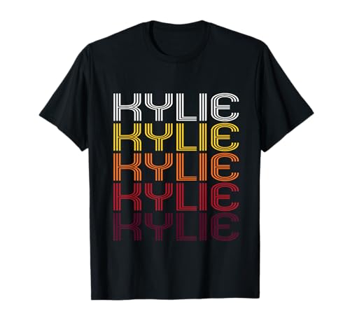 Kylie Retro Wordmark Pattern - Vintage Style T-shirt T-Shirt