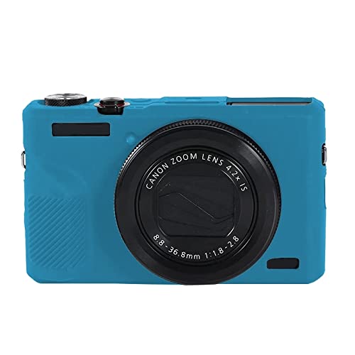 Funda de Silicona Azul para Canon G7X Mark III - Fernando Cortés Funda de Silicona Azul para Canon G7X Mark III - Fernando Cortés
