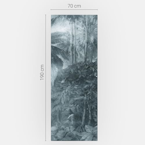 Vinilo para nevera de plantas tropicales elegante e impermeable 5