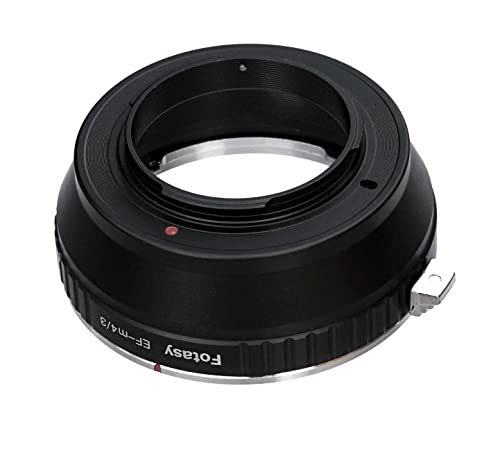 Fotasy Manual Ef Ef-S Mount Lens To M43 Adapter, Ef Mount To Mft, Compatible With Canon Ef Efs Lense Panasonic G9 Gh5 Ii Gx9 G90 G91 G95 G100 Olympus E-M1 E-M5 E-M10 I Ii Iii E-Pm2 E-Pm1 Pen-F E-M1X #TOP3