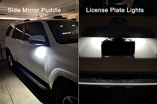Kit de luces LED interior blanco para Toyota 4Runner 16 piezas miniatura 7
