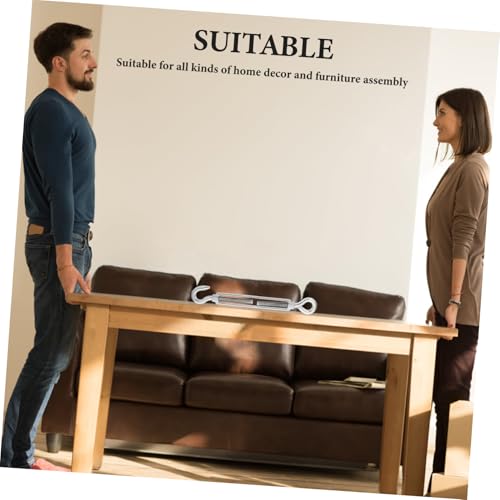 BESTOYARD Tensores de Acero Inoxidable para Cable con Gancho y Ojal, Resistente para Proyectos de Instalación de Velas de Sombra y Aparejos miniatura 5
