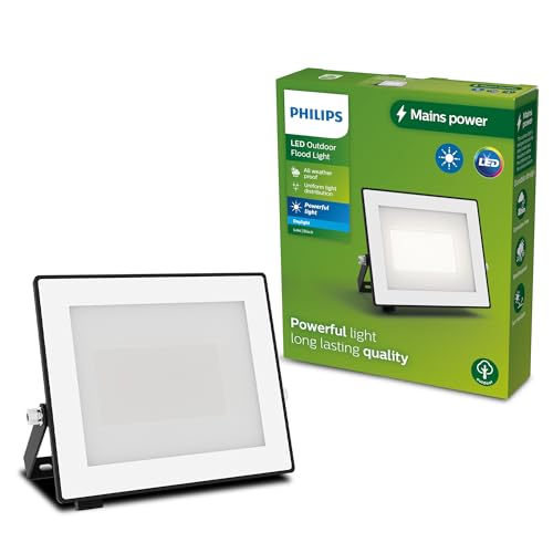 Philips Lois Foco de Exterior, 30 W, 5000 K, Negro