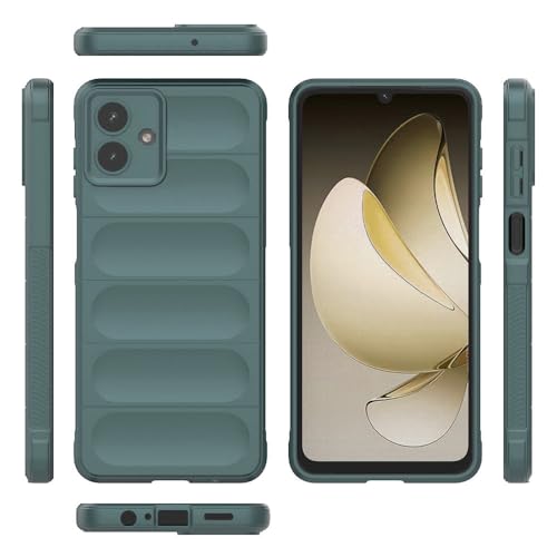 Image of Amazon Basics Mobile Cover for Samsung Galaxy A07 | Full Camera Protection | Liquid Silicon Case | Flexible Bumper Case for Samsung Galaxy A07 4G /5G /F07 4G /M07 4G /M17e 5G /F70e 5G (Green)