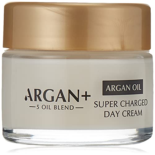 ARGAN Supercharged Day Cream, Nourishing Moroccan Argan Oil Vegan Skin Cream, 50ml