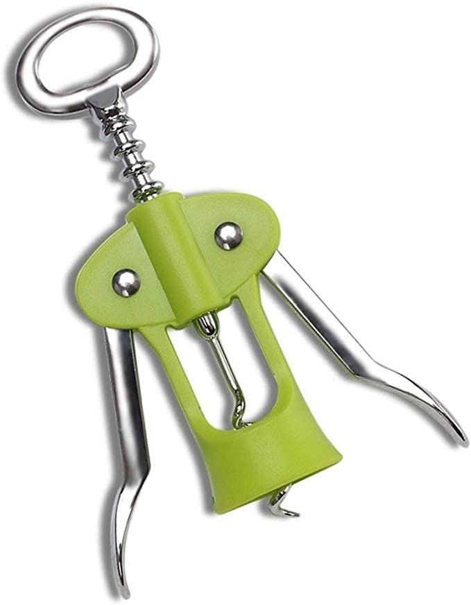 sacacorchos, Abridor de botellas verde, aleación de Zinc, encantador camarero, Metal, cerveza, vino, sacacorchos, mango de botella, abridor, sacacorchos, herramienta de cocina