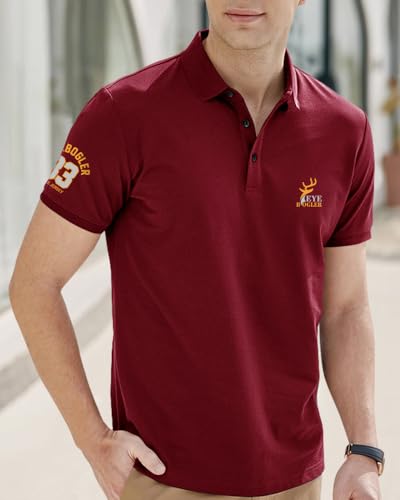 Image of Noble Monk Men's Cotton Blend Regular Fit Polo T-Shirt