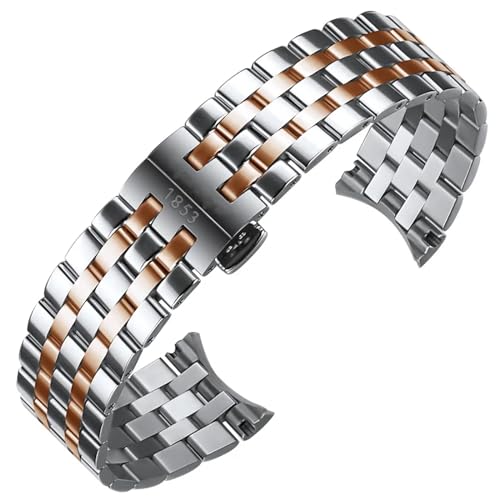 Bracelet montre acier 20mm pour Tissot Carson T122 élégance et précision