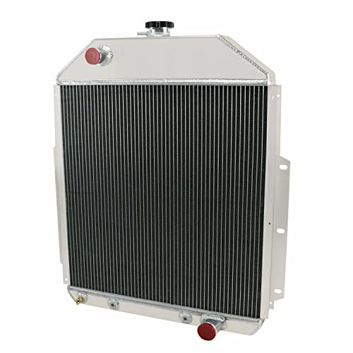 CoolingSnow CC4252 Aluminum Radiator for Ford F1 F2 F3 Pickup Truck 1942-1952 43 44 45 46 47 48 50 51 GMC Chevy V8 Engine Cooler Radiador 3 Row Core Radiators Shroud Fan Relay Kits by CoolingSnow - Image 5
