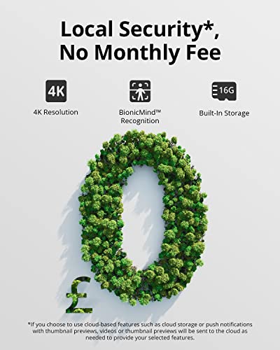 eufy Security eufyCam 3 Additional Camera, Outdoor Wireless Security Camera, 4k Camera with Built-in Solar Panel, AI Face Recognition, Floodlight, No Monthly Fee, HomeBase 3 Required