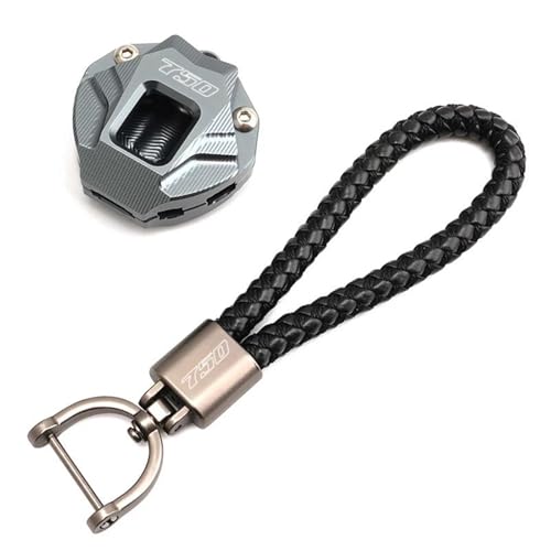 Etui Clés CNC GSXS 750 en aluminium titanium pour protection clé moto