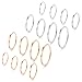 Fiasaso 8-16 Pcs 1mm Stainless Steel Stacking Rings Knuckle Rings Plain Rings Midi Rings Comfort Fit Size 2 to 9