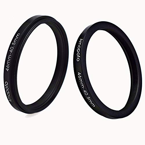 Image of 46mm to 40.5mm /46mm-40.5mm Step-Down Ring Filter Adapter for All Brands UV,ND,CPL,Metal Step-Down Ring Adapter