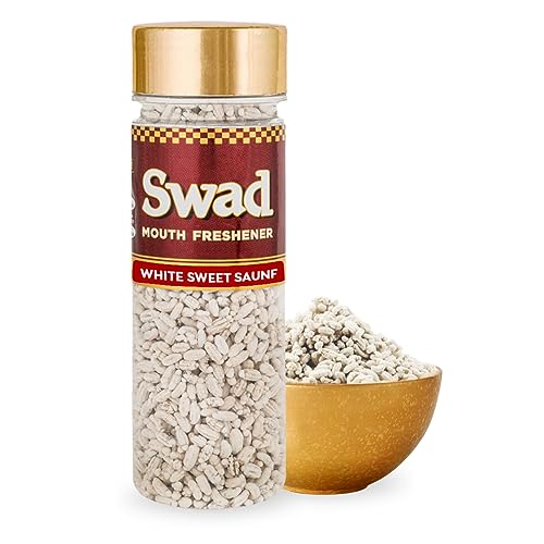 Swad Mukhwas White Sweet Chennai Saunf, 1 Pack, 120 gms