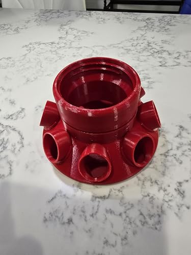 Quail Feeder with Feed Saver Ports Wide Mouth Mason Jar Compatible No Waste Design by 2B Creations.