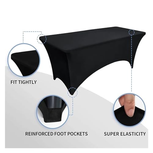 Nappe en élasthanne extensible pour masquer les imperfections de table - 5