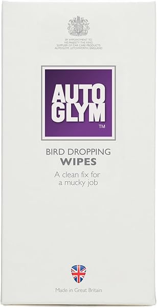 Autoglym Bird Dropping Wipes, x10 - Exterior Car Cleaning Wipes Offer A Quick, Clean Fix For A Mucky Job - 1