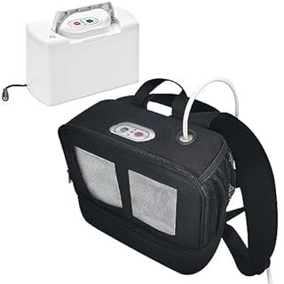 Jvnvlki Backpack for Portable Oxygen Concentrator 3L/Min, Adjustable Straps Multiful Pockets Storage Design, for 3L/Min Portable Oxygen Concentrator
