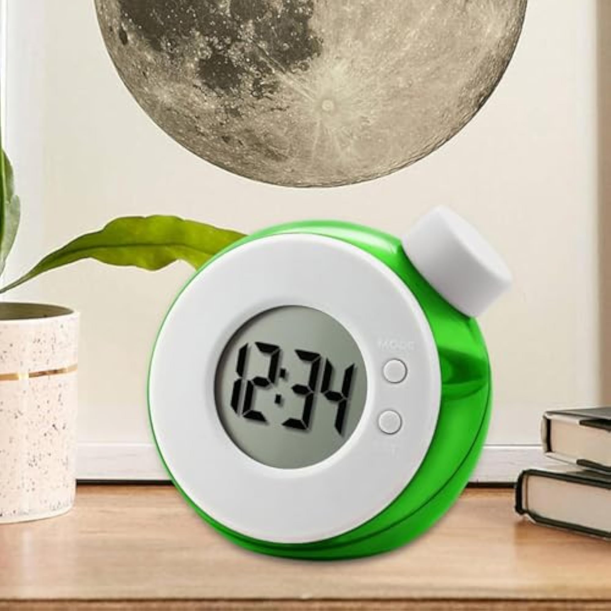 Retro Water Powered Clock for Bedside Decor