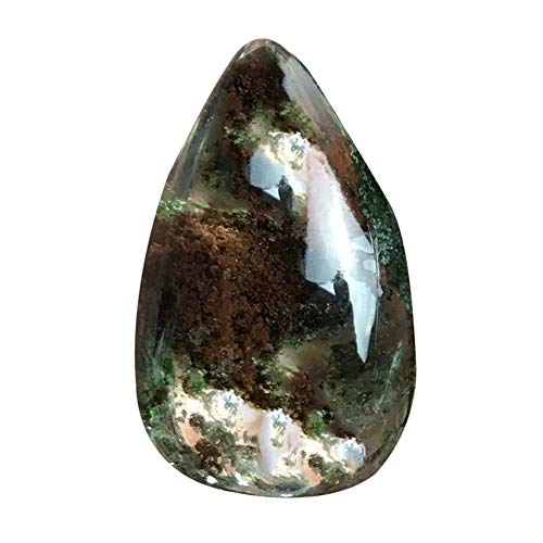 advancethy Steine Anhänger Schmuck Natural Ghost Phantom Quarz Crystal Gem Probe Heilstein Anhänger Cover