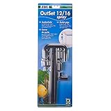 12/16 für CristalProfi e700/1 - e900/1 Wasserrücklauf-Set mit 2-teiligem Düsenstrahlrohr Wasserrückführung vom Außenfilter