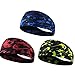 3 PCS Workout Headbands for Men Women, Headbands Sports Headhands, Workout Accessories, Sweat Wicking Head Band for Yoga, Golf, Gym, Camping, Running,Tennis, Basketball, Football & More Activities