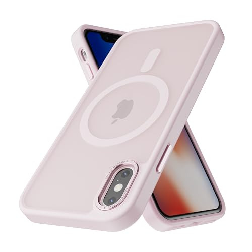 PinLiSheng Magnetic for iPhone Case (Pink, iPhone Xs Max)