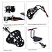 Jorzer Child Bike Saddle Safety Handle Front Mount Seat Foldable Quick Release Baby Chair Accessories Sporting Goods.