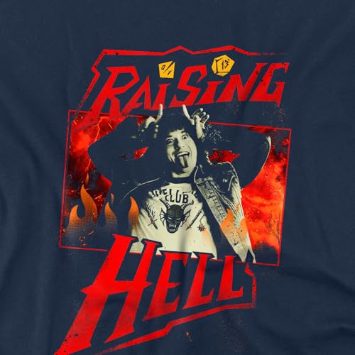 Pull Stranger Things Eddie Munson noir pour collège et loisirs