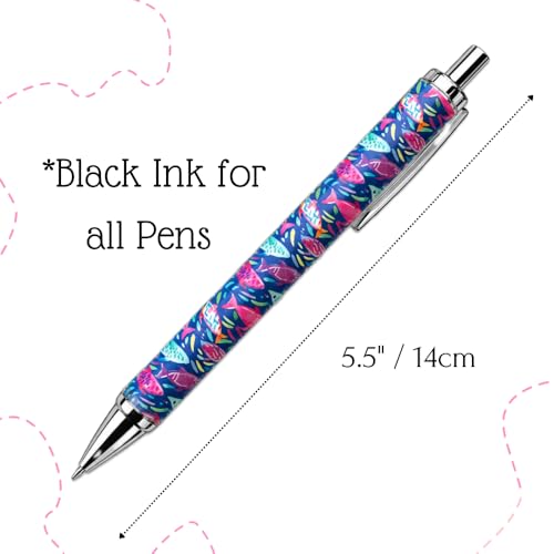 Set 8 bolígrafos con diseño de pez divertido miniatura 4