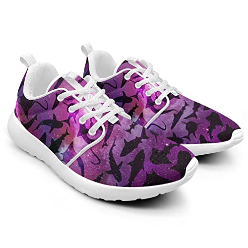 Shark Party Shoes for Women Walking Running Athletic Lightweight Shoes Tennis Sports Comfortable Sneaker Gifts