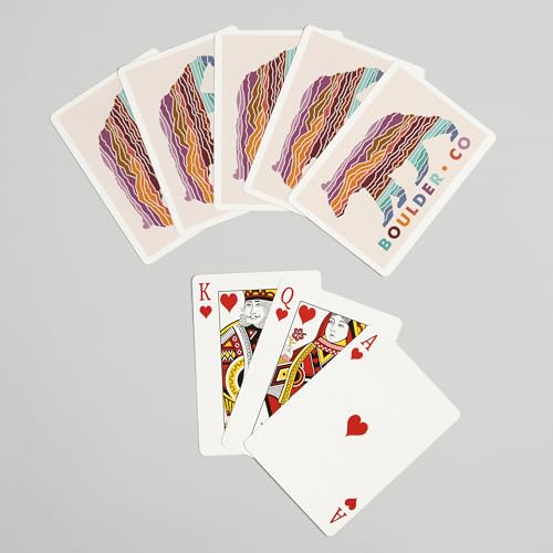 Baraja de 52 cartas tamaño póker Wander More Boulder miniatura 7