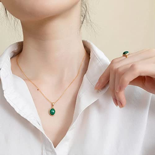 Collier en cristal de fraise et malachite pour illuminer votre tenue de mariage