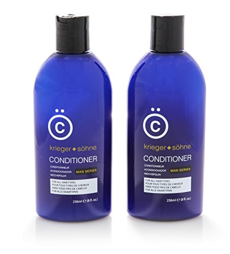 Conditioner for Mens Hair - Refreshing Peppermint Oil - Exploit Your Style - 16 Ounce (2 Pack of 8oz Bottles)