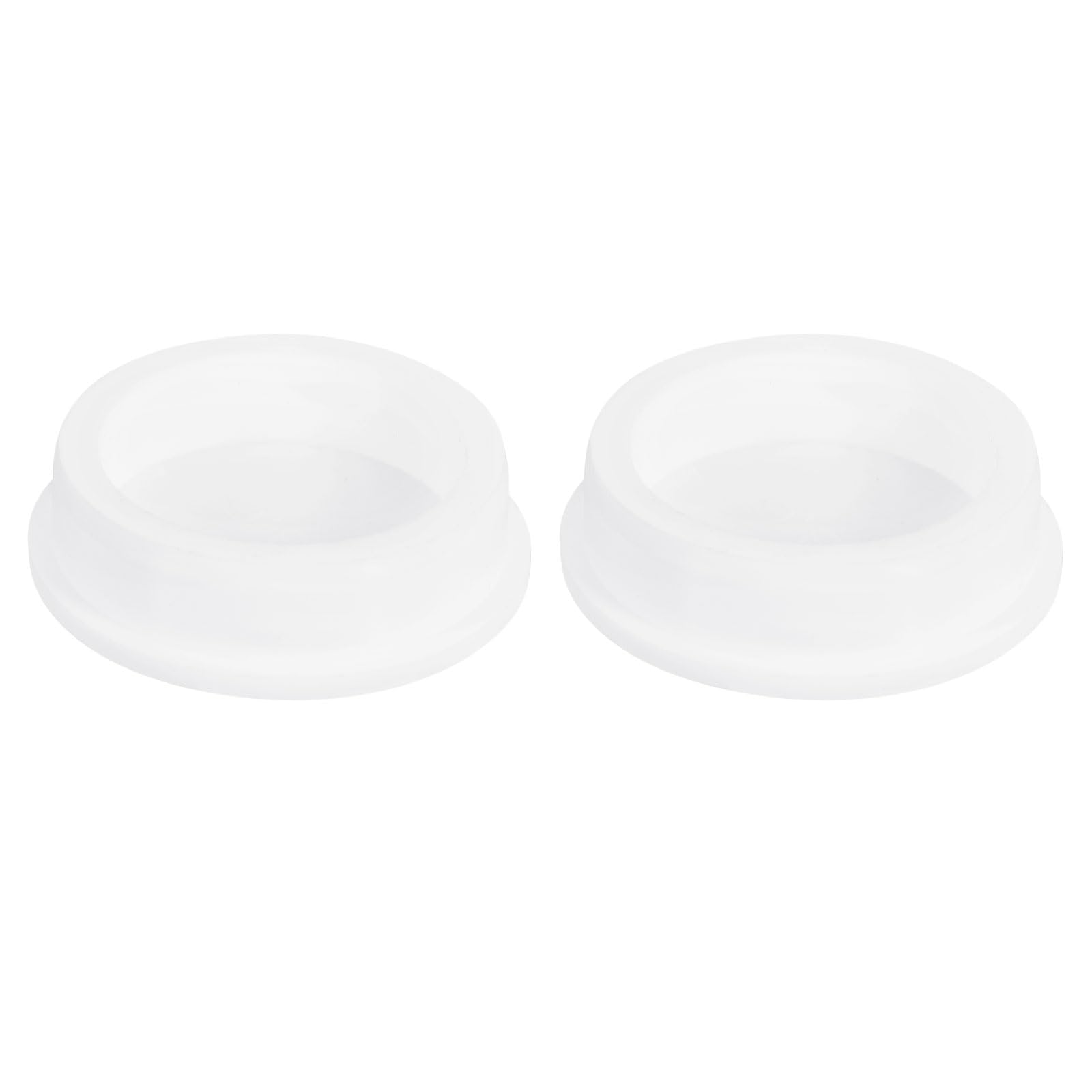 uxcell 2Pcs White Plug Holes, Waterproof Rubber Button Plug for 58.5mm / 2.3" Hole