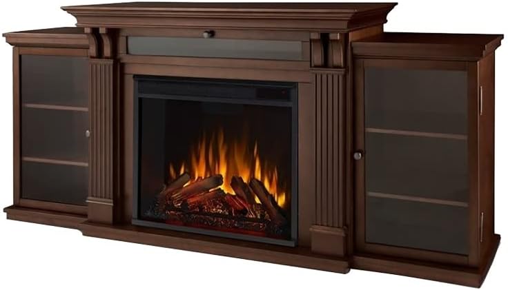 Amazon.com: Classic Flame Hutchinson 70 Infrared Electric Fireplace  Entertainment Center u0026 42 Linear Firebox - Oak Espresso, 42MM3115-PE91 u0026  42II042FGT : Home u0026 Kitchen