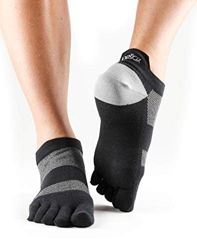 ToeSox Women's Lolo No Show (4AM Flush) Large