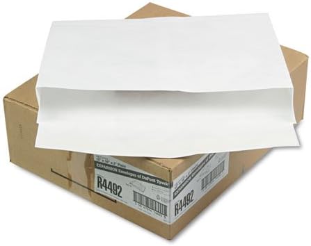 Quality Park - Tyvek Booklet Expansion Mailer, 12 x 16 x 2, White, 18lb, 100/Carton R4492 (DMi CT