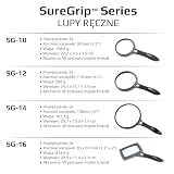 Lupa ręczna SureGrip Series 3,5 cala z 2-krotnym powiększeniem i soczewką punktową 11,5x (SG-10)