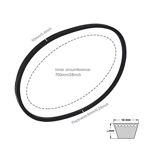 OTOTEC 2x Lawn Mower V-belt Drive Belt 135063800/0 35063800/0 10xZ700Li Compatible with Mountfield SP465 SP465R S461 SP460 Compatible with Champion CR484S CS484S R484TR R484TRE - Image 4