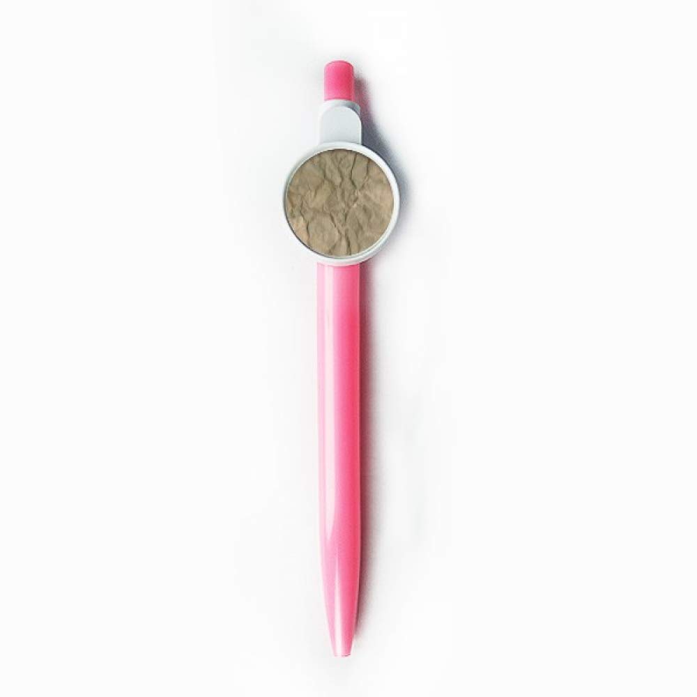Stylo à bille rétractable bleu DIYthinker au design de texture ondulée unique