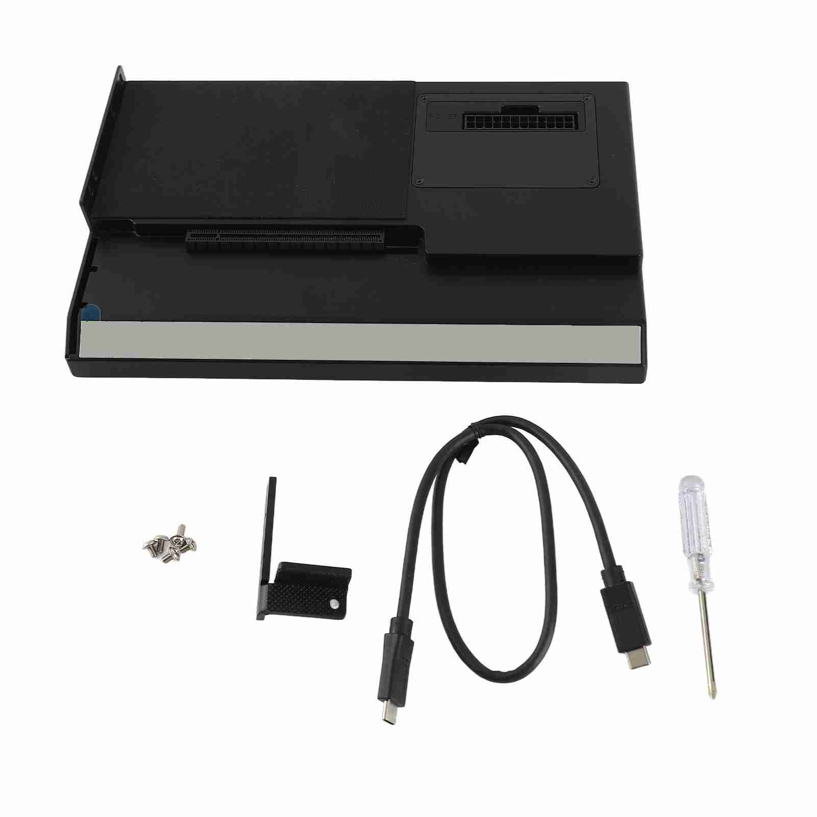 aqxreight Zewnętrzna Stacja GPU Stacji GPU Aluminium USB4.0 40 Gbps GPU Zakład z TB RJ45 M.2 NVME Interfejs dla Konsol do Gier Laptop