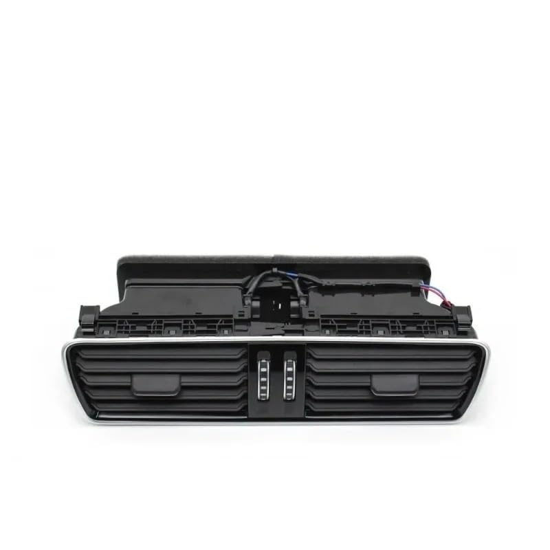 Grille console avant pour réparer aérateur cassé ou bloqué sur Passat B6 B7 Noir Chrome