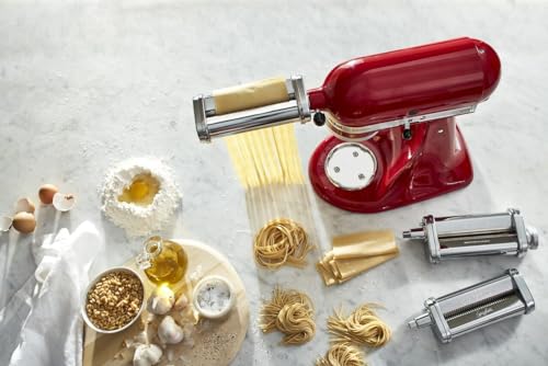 image for KitchenAid KSMPRA Stand Mixer Attachment Pasta Roller & Cutter, 3-Piec