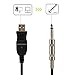 USB Guitar Cable,Ebetter USB Male to 6.5mm1/4 Mono Male Electric Guitar Cable Studio Audio Cable Jack Computer Recording Cable Connector Cords Adapter for Stage Instruments Recording Singing,3m/10ft