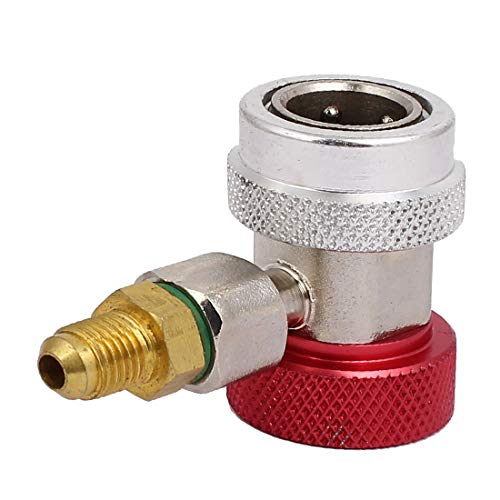 Adaptador de Acoplamiento Rápido para Aire Acondicionado, Conector de Alta Presión Ajustable, Compatible con R134a miniatura 5