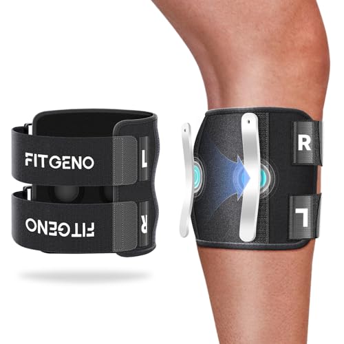 Fit Geno Sciatica Pain Relief Devices: Upgraded ReActive Plus Sciatica Pain Relief Brace – Sciatic Nerve Brace with Dual Pressure Pads Targeted Compression for Maximum Relief - Unisex