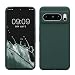 Produktbild kwmobile Hülle kompatibel mit Google Pixel 8 Pro Hülle - Silikon Handy Case - Handyhülle weiche Oberfläche - kabelloses Laden - Blaugrün