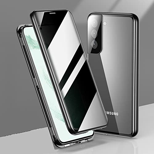 Coque Samsung S22 Plus métallique avec filtre anti-espion intégrale